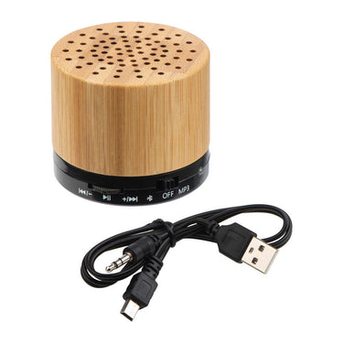 Fleedwood bambusz Bluetooth hangszóró – Bézs