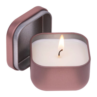 Prága gyertya fém dobozban – Rose Gold