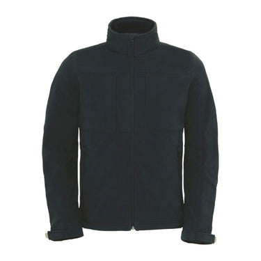 HOODED SOFTSHELL MEN – Black