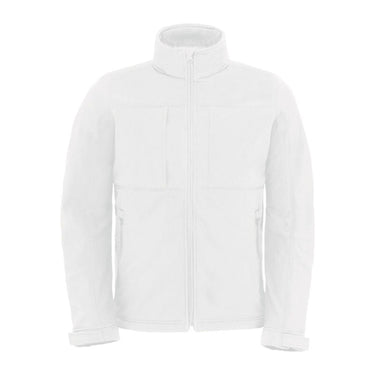 HOODED SOFTSHELL MEN – White