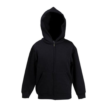 KIDS CLASSIC HOODED SWEAT JACKET – Black