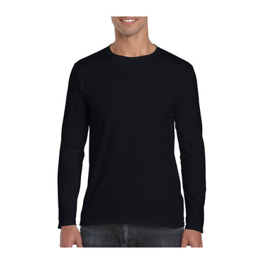 SOFTSTYLE® FELNŐTT HOSSZÚ UJJÚ PÓLÓ – Black