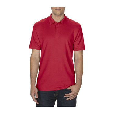 DRYBLEND® ADULT DOUBLE PIQUÉ POLO – Red