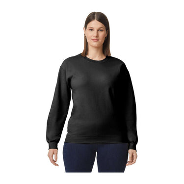 Softstyle® Midweight Fleece Adult Crewneck – Black
