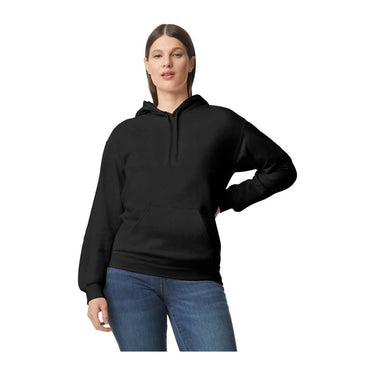 Softstyle® Midweight Fleece Adult Hoodie – Black