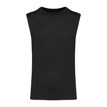 Eco-Friendly Men Sleeveless T-Shirt – Black