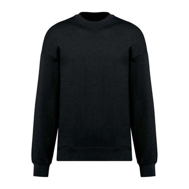 Unisex Oversized Eco-Friendly Crew Neck Sweatshirt – Black