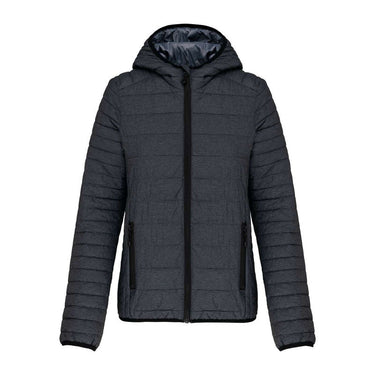 LADIES' LIGHTWEIGHT HOODED PADDED JACKET
