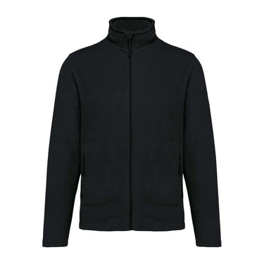 Unisex Eco-Friendly Micro-Polarfleece Jacket – Black