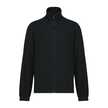 Unisex Microfleece Elasticated Jacket – Black