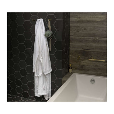 OLIMA TERRY BATHROBE – Arctic White