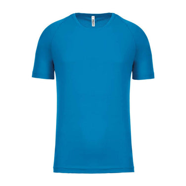 KIDS' SHORT SLEEVED SPORTS T-SHIRT – Aqua Blue