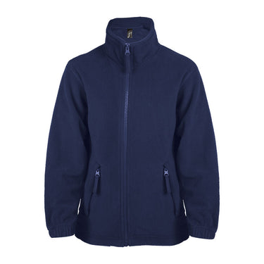 Sol'S North Kids - Zipped Fleece Jacket – Navy