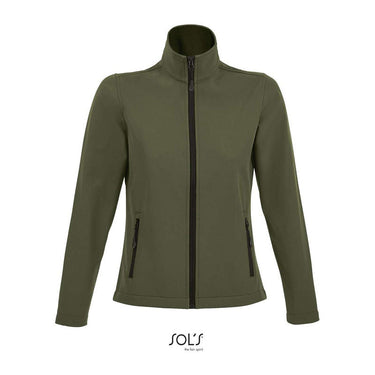 SOL'S RACE WOMEN - SOFTSHELL ZIP JACKET – Army