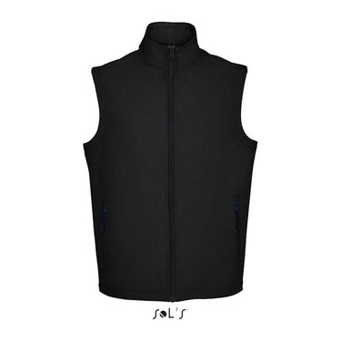 SOL'S RACE BW MEN - SOFTSHELL BODYWARMER – Black