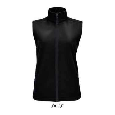 SOL'S RACE BW WOMEN - SOFTSHELL BODYWARMER – Black