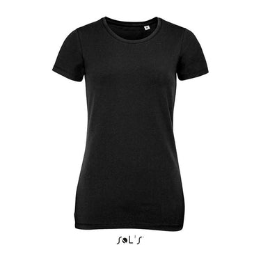 SOL'S MILLENIUM WOMEN - KÖRNYAKÚ PÓLÓ – Deep Black