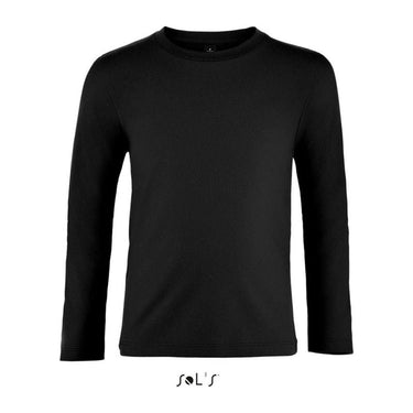SOL'S IMPERIAL LSL KIDS - LONG SLEEVE T-SHIRT – Deep Black