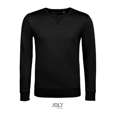 SOL'S SULLY - MEN’S ROUND-NECK SWEATSHIRT – Black