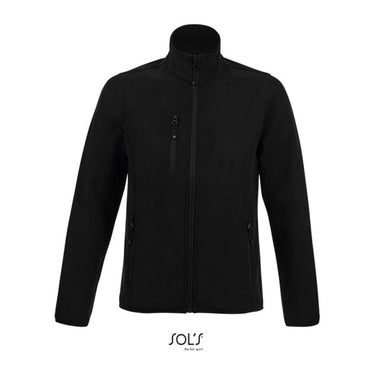SOL'S RADIAN WOMEN - SOFTSHELL ZIP JACKET – Black