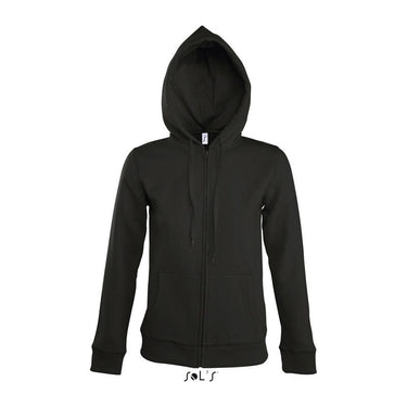 SOL'S SEVEN WOMEN - JACKET WITH LINED HOOD – Black