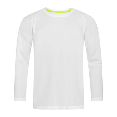 Mesh Uniszex Hosszú Ujjú Felső – White