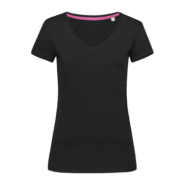 Megan V-nyakú Női Póló – Black Opal