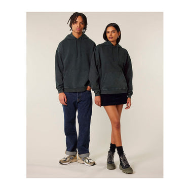 Slammer 2.0 vintage oversized kapucnis pulóver – G. Dyed Black Rock