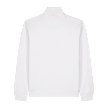 Trailer 2.0 unisex cipzáras pulóver – White