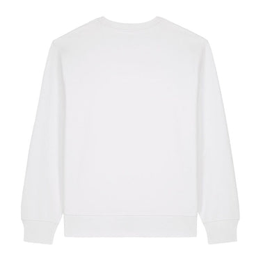 The Thinker unisex kereknyakú pulóver – White