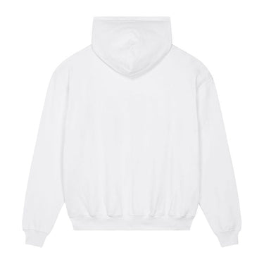 Cooper Dry uniszex bő szabású kapucnis pulóver – White