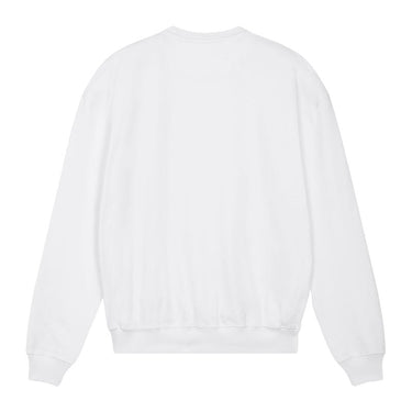 Ledger Dry uniszex bő szabású pulóver – White