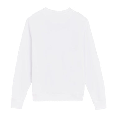 Matcher uniszex közepes szabású pulóver – White