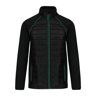 UNISEX DUAL-FABRIC DAYTODAY JACKET – Black/Kelly Green
