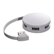 4 portos - műanyag USB elosztó – Fehér