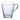 Cattolica üveg bögre, 300 ml – Áttetsző