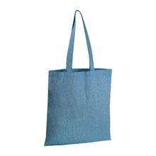 Chelmsford újrahasznosított vászontáska, 140 g/m² – Kék