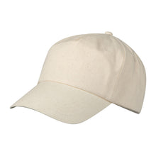 Lyon 5 paneles baseballsapka, 180 g/m² – Bézs