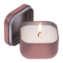 Prága gyertya fém dobozban – Rose Gold