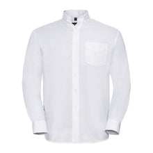 Russell Easy Care LSL Oxford Shirt – White