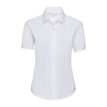 Russell Ladies SSL Easy Care Oxford Shirt – White