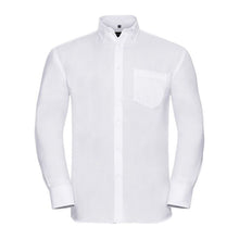 Russel men Non-iron shirt long-sleeve – White