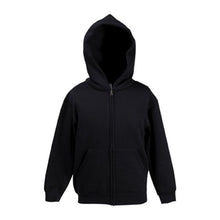 KIDS CLASSIC HOODED SWEAT JACKET – Black