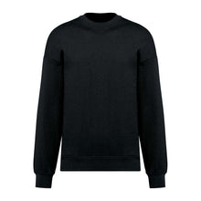 Unisex Oversized Eco-Friendly Crew Neck Sweatshirt – Black