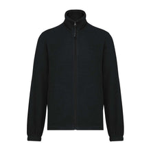 Unisex Microfleece Elasticated Jacket – Black