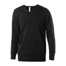 Men’S V-Neck Jumper – Black