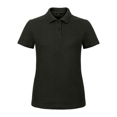 ID.001 női galléros póló – Black