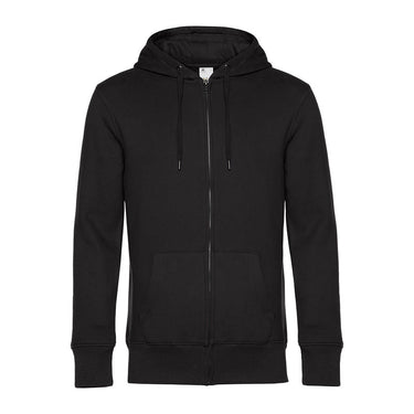 B&C KING ZIPPED HOOD – Black Pure