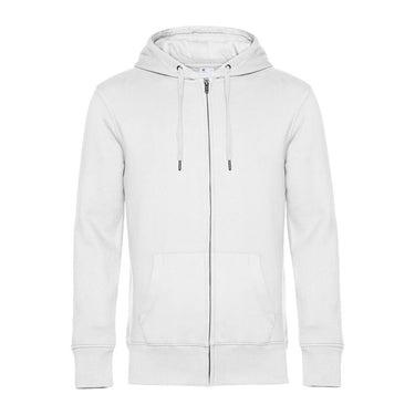 B&C KING ZIPPED HOOD – White