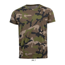 SOL'S CAMO MEN -KÖRNYAKÚ PÓLÓ – Camo